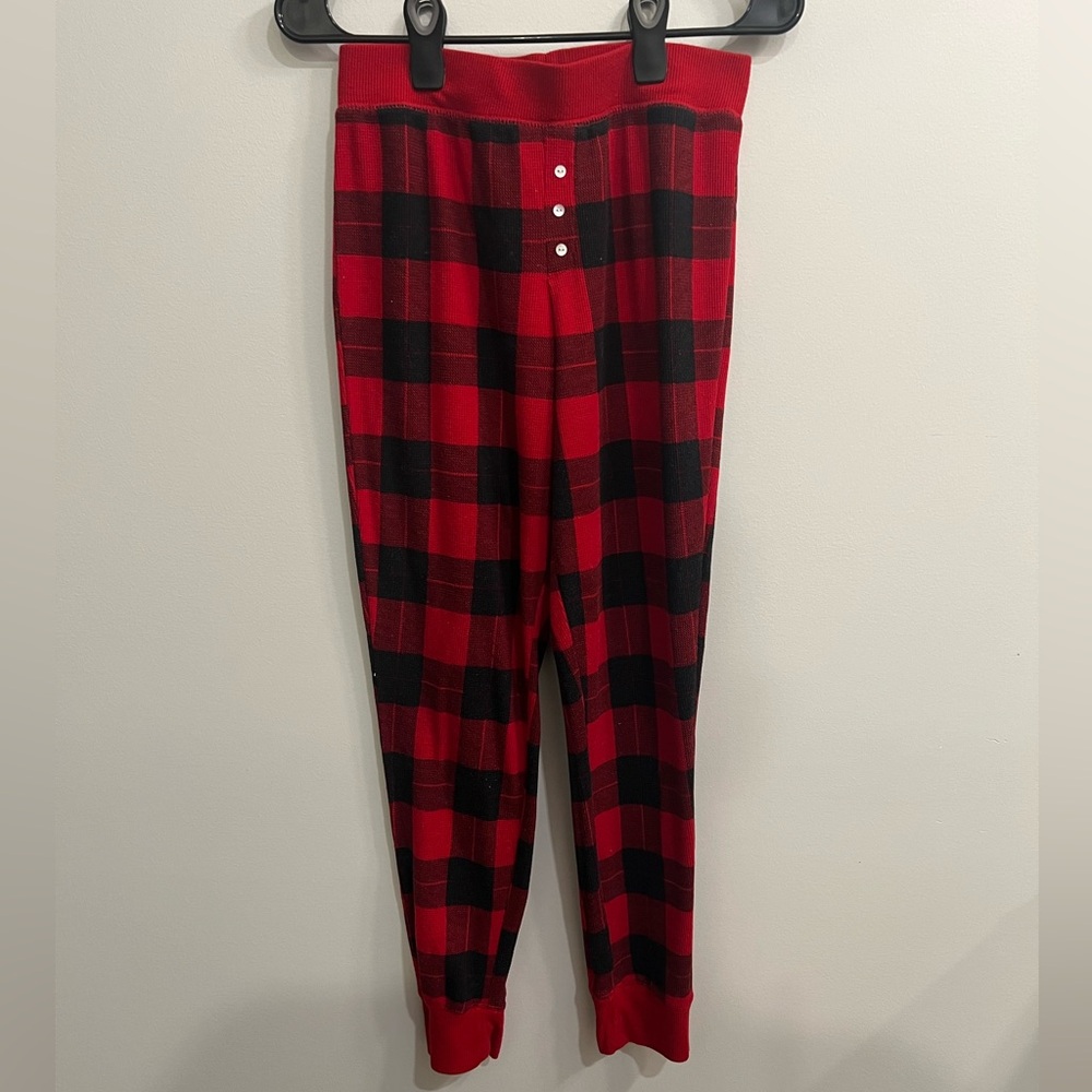 Stars Above - Plaid Lounge Pant - Red/Black - Medium